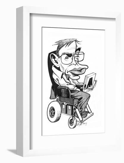 Stephen Hawking, British Physicist-Gary Gastrolab-Framed Photographic Print