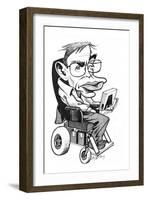 Stephen Hawking, British Physicist-Gary Gastrolab-Framed Photographic Print