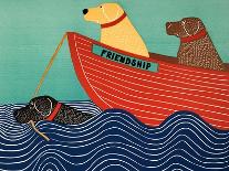 Boat Friendship Yellow-Stephen Huneck-Giclee Print