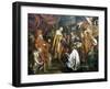 Stephen I Receiving Crown of Hungary from Pope Sylvester II, 1000-Pierre Joseph Verhaghen-Framed Giclee Print