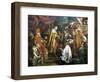 Stephen I Receiving Crown of Hungary from Pope Sylvester II, 1000-Pierre Joseph Verhaghen-Framed Giclee Print