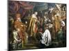 Stephen I Receiving Crown of Hungary from Pope Sylvester II, 1000-Pierre Joseph Verhaghen-Mounted Giclee Print