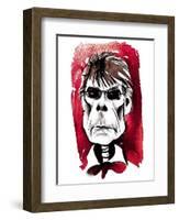 Stephen King - American horror writer-Neale Osborne-Framed Giclee Print