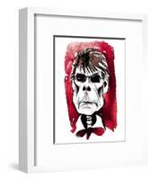 Stephen King - American horror writer-Neale Osborne-Framed Giclee Print