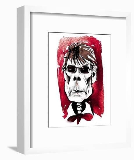 Stephen King - American horror writer-Neale Osborne-Framed Giclee Print