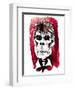 Stephen King - American horror writer-Neale Osborne-Framed Giclee Print