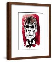 Stephen King - American horror writer-Neale Osborne-Framed Giclee Print