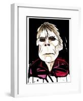 Stephen King - Amerrican horror writer, born 1947-Neale Osborne-Framed Giclee Print