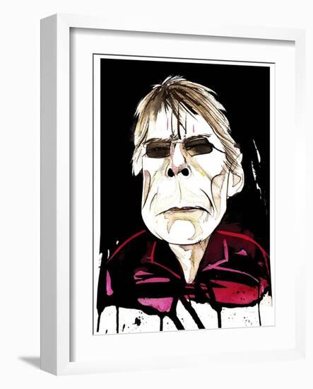 Stephen King - Amerrican horror writer, born 1947-Neale Osborne-Framed Giclee Print