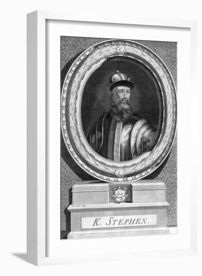 Stephen, King of England-Smith-Framed Giclee Print