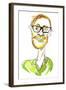 Stephen Merchant - English comedian, writer, director, actor and radio presenter, born 1974-Neale Osborne-Framed Giclee Print