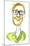 Stephen Merchant - English comedian, writer, director, actor and radio presenter, born 1974-Neale Osborne-Mounted Giclee Print