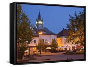 Stephen's Tower, Libertatii Square, Baia Mare, Maramures, Romania, Europe-Marco Cristofori-Framed Stretched Canvas