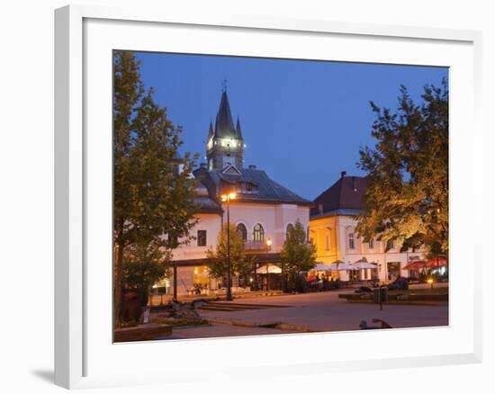 Stephen's Tower, Libertatii Square, Baia Mare, Maramures, Romania, Europe-Marco Cristofori-Framed Photographic Print