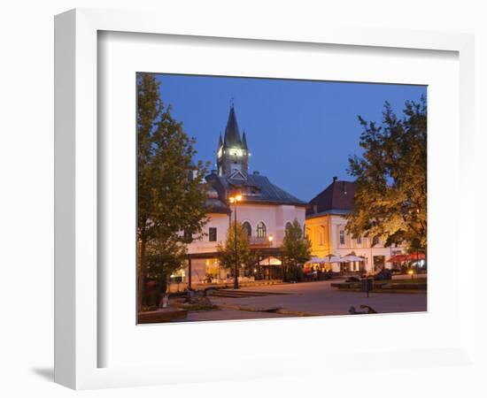 Stephen's Tower, Libertatii Square, Baia Mare, Maramures, Romania, Europe-Marco Cristofori-Framed Photographic Print