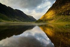 Golden Light Hits the Banks of Loch Achtriochtan-Stephen Taylor-Photographic Print