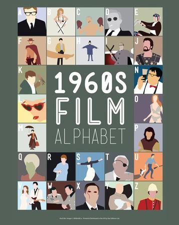 1960s Film Alphabet - A to Z