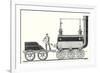 Stephenson's Endless Chain Locomotive-null-Framed Giclee Print