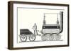 Stephenson's Endless Chain Locomotive-null-Framed Giclee Print