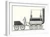 Stephenson's Endless Chain Locomotive-null-Framed Giclee Print