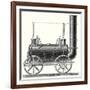 Stephenson's Locomotive with Coupled Wheels-null-Framed Giclee Print