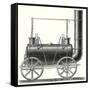 Stephenson's Locomotive with Coupled Wheels-null-Framed Stretched Canvas