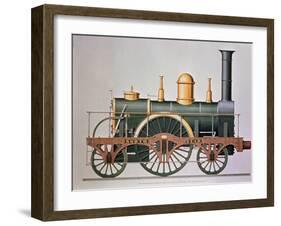 Stephenson's "North Star" Steam Engine, 1837-null-Framed Giclee Print