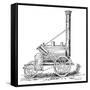 Stephenson's Rocket, 1829-Science Photo Library-Framed Stretched Canvas