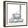 Stephenson's Rocket, 1829-Science Photo Library-Framed Photographic Print