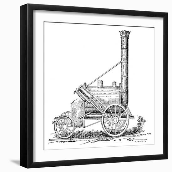 Stephenson's Rocket, 1829-Science Photo Library-Framed Photographic Print