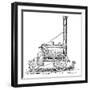 Stephenson's Rocket, 1829-Science Photo Library-Framed Photographic Print