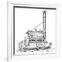 Stephenson's Rocket, 1829-Science Photo Library-Framed Photographic Print