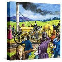 Stephenson's Rocket-Harry Green-Stretched Canvas