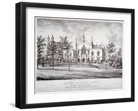 Stepney Grammar School, Stepney, London, C1840-Charles Joseph Hullmandel-Framed Giclee Print
