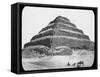 Stepped Pyramid of King Djoser, Saqqara, Egypt, C1890-Newton & Co-Framed Stretched Canvas