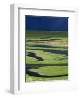 Steppeland, A Lone Horse Herder Out on the Steppeland, Mongolia-Paul Harris-Framed Photographic Print