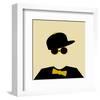 Stepper - Man in Cap & Bow Tie-null-Framed Art Print