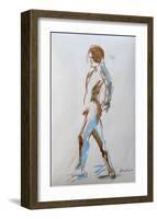 Stepping Out-Jerry Brody-Framed Art Print