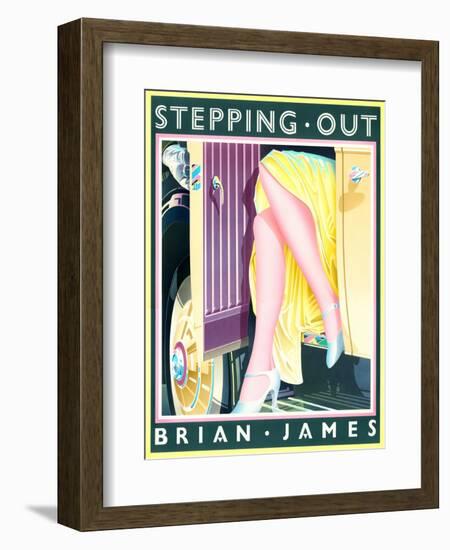 Stepping Out-Brian James-Framed Art Print