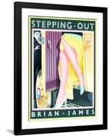 Stepping Out-Brian James-Framed Art Print