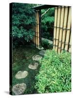 Stepping Stones, Shinshin-An, Kyoto, Japan-null-Stretched Canvas