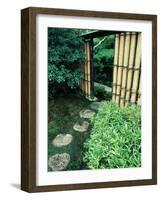 Stepping Stones, Shinshin-An, Kyoto, Japan-null-Framed Photographic Print