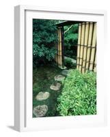 Stepping Stones, Shinshin-An, Kyoto, Japan-null-Framed Photographic Print
