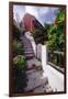 Steps And Flowers, St George, Bermuda-George Oze-Framed Photographic Print