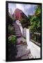 Steps And Flowers, St George, Bermuda-George Oze-Framed Photographic Print