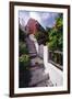 Steps And Flowers, St George, Bermuda-George Oze-Framed Premium Photographic Print