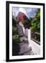 Steps And Flowers, St George, Bermuda-George Oze-Framed Premium Photographic Print