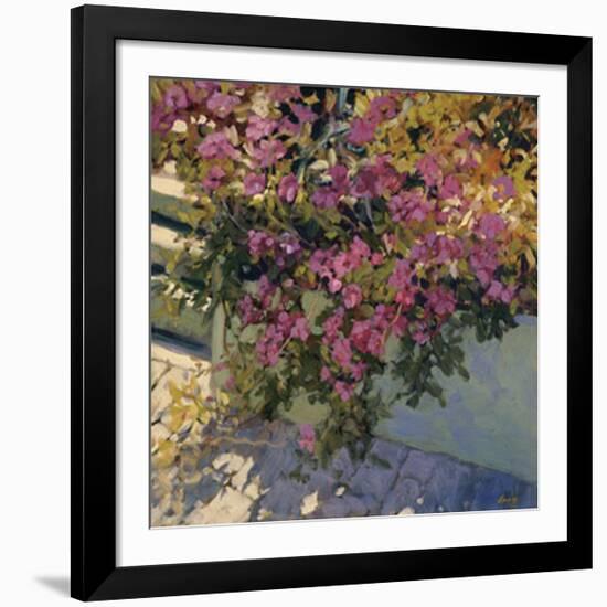 Steps and Summer Flowers-Philip Craig-Framed Art Print