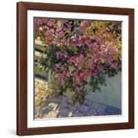 Steps and Summer Flowers-Philip Craig-Framed Art Print