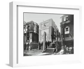 Steps Down to the River, Dowgate Dock, Upper Thames Street, City of London, 1939-null-Framed Photographic Print